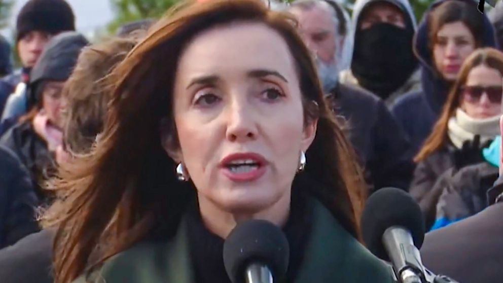 Victoria Villarruel participó de un acto en Ushuaia por el 43° aniversario del inicio de la guerra de Malvinas.