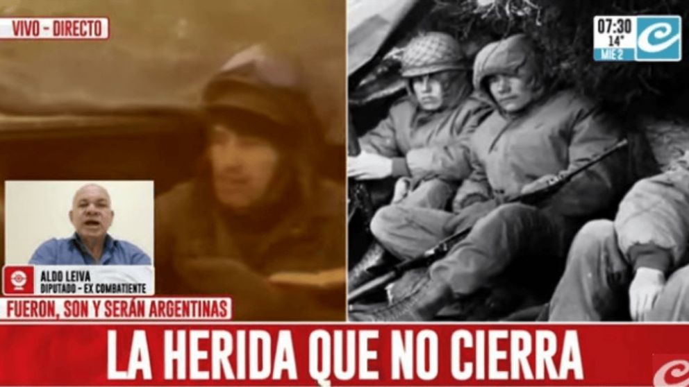 Aldo Leiva, diputado y ex combatiente de Malvinas: "No solo nos tocó enfrentar la guerra, también el olvido".