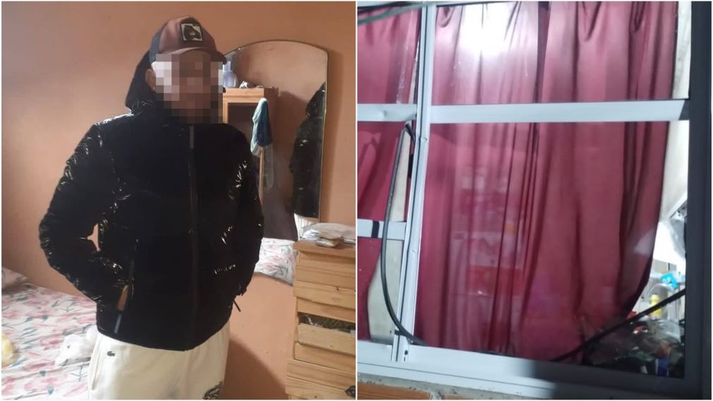 El agresor fue detenido luego del violento ataque a las víctimas.