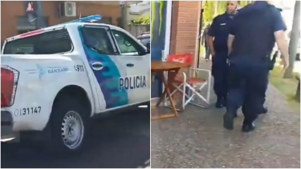 Efectivos policiales se presentaron en el lugar del hecho.