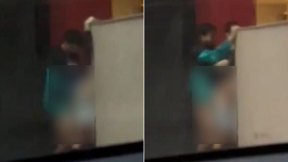 Atraparon a dos personas teniendo relaciones en la calle y acabaron viralizados.