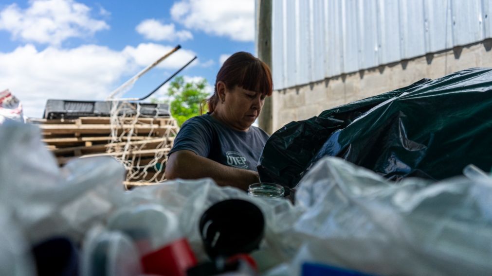 Cartoneros alertan que los golpea con dureza la caída del consumo (Gentileza Julieta Carro).
