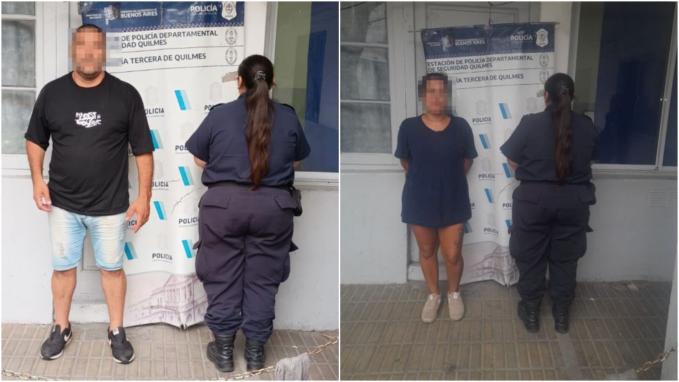 La pareja fue aprehendida por "intento de usurpación".
