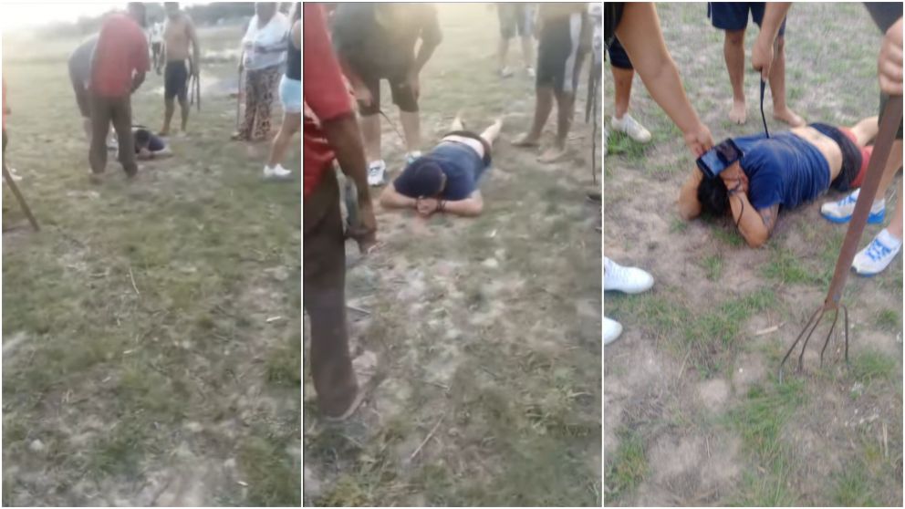 Los vecinos impidieron el secuestro y redujeron al acusado.