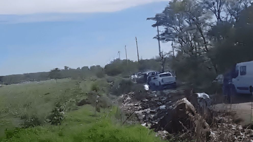 El lugar donde se produjo el macabro hallazgo.