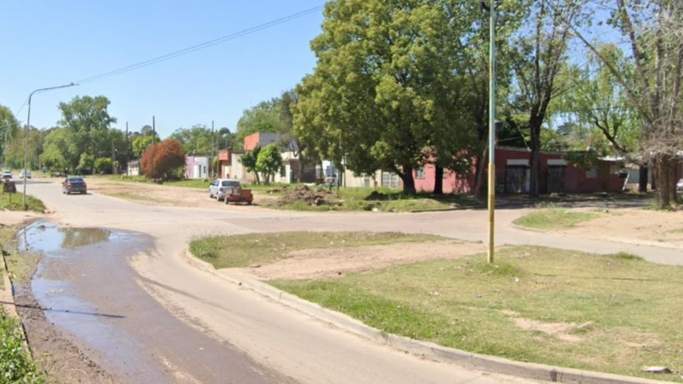 Acá, en este vecindario, se produjo el homicidio del trabajador.