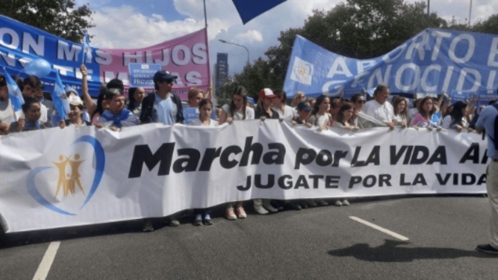 Este sábado se realiza una nueva "Marcha por la Vida".