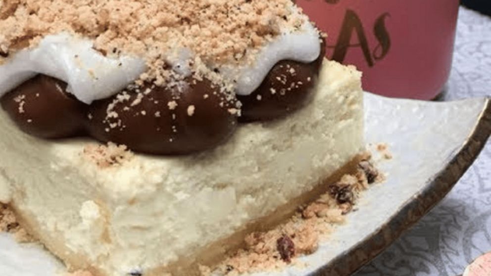 Cuadradito de ricota y dulce de leche: una opción diferente para los mates.