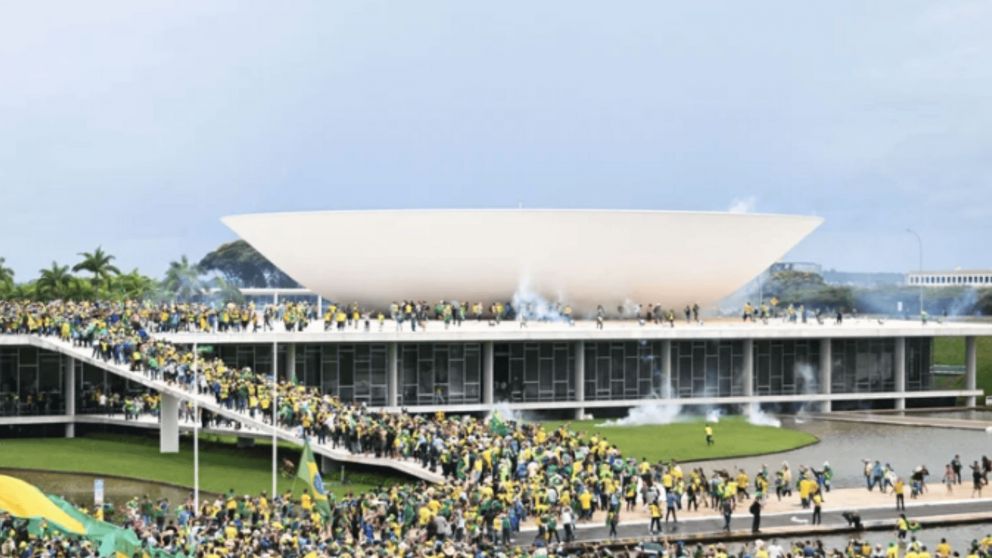 Los ataques a los tres poderes en Brasil fueron a comienzos de 2023.