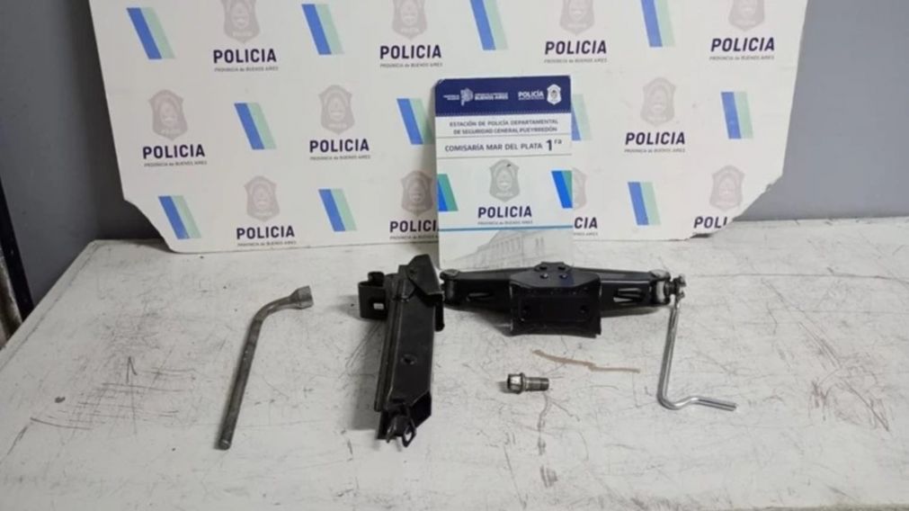 Los elementos secuestrados en la Justicia.