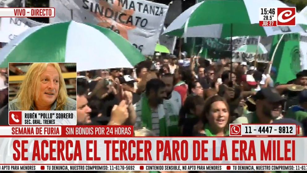 Ruben "Pollo" Sobrero habló con Crónica.