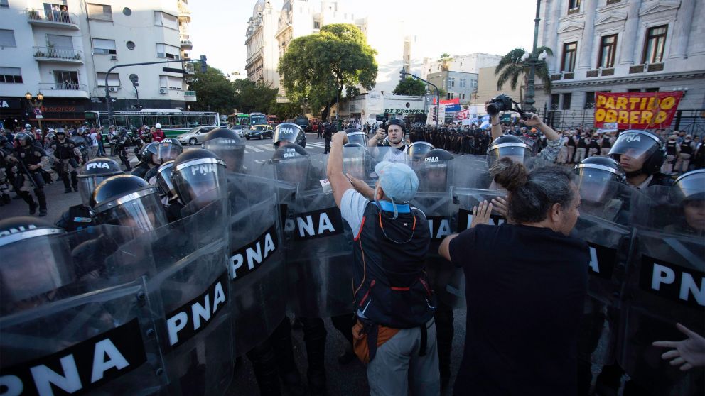 Se realizó una nueva marcha de los jubilados.