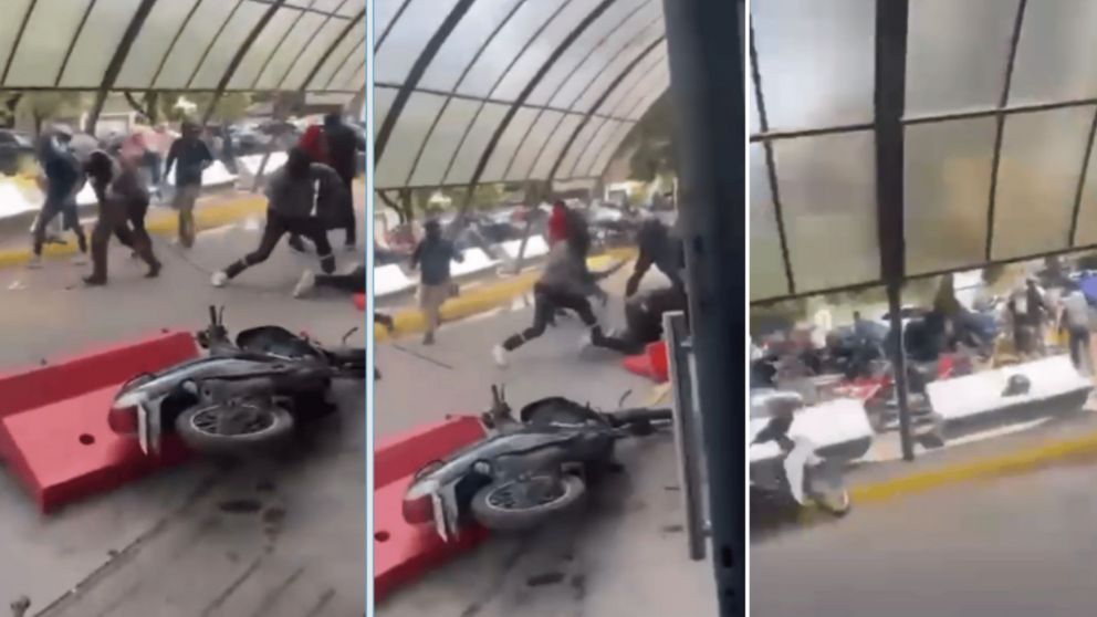 El enfrentamiento lo protagonizaron barras de Estudiantes y Gimnasia de La Plata.