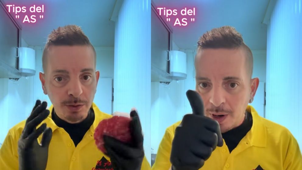 El secreto del carnicero: el truco infalible para que las hamburguesas no se achiquen al cocinarlas.
