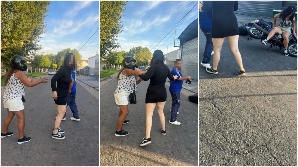 Las víctimas filmaron a los agresores para escracharlos.