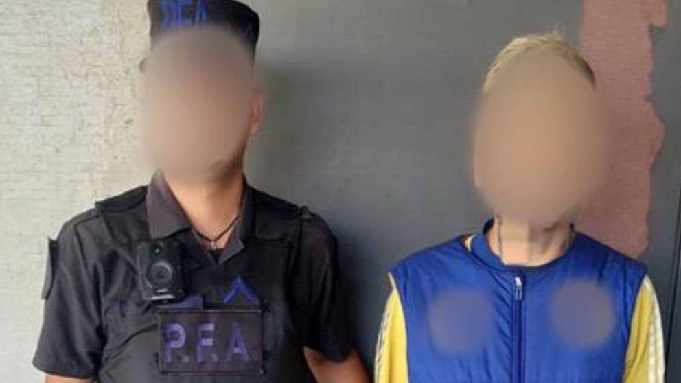 Viajaba "enfierrado" en el tren: así fue capturado