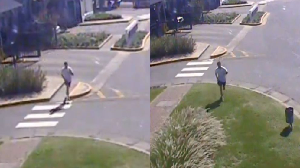 Las cámaras de seguridad del barrio privado de Nordelta capturaron el intento de fuga.