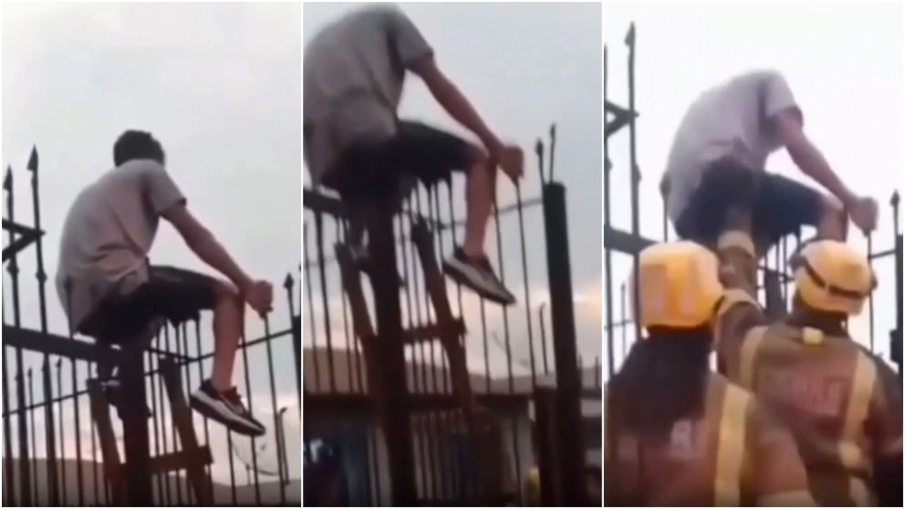 El ladr�n gritaba por el terrible dolor que le caus� la herida.