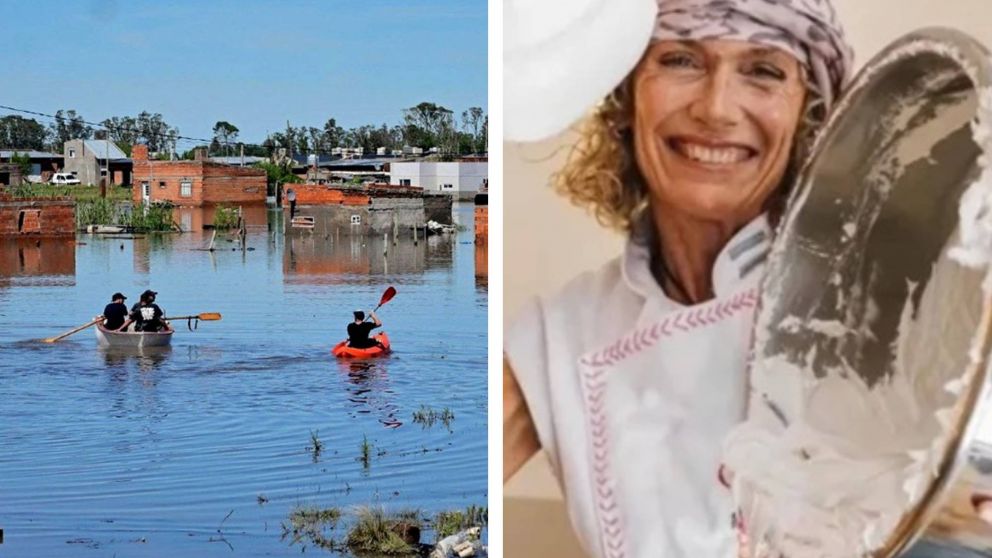 Inundaciones en Bahía Blanca: Maru Botana buscará hacer el rogel más grande del mundo y repartirá porciones gratis en el Obelisco