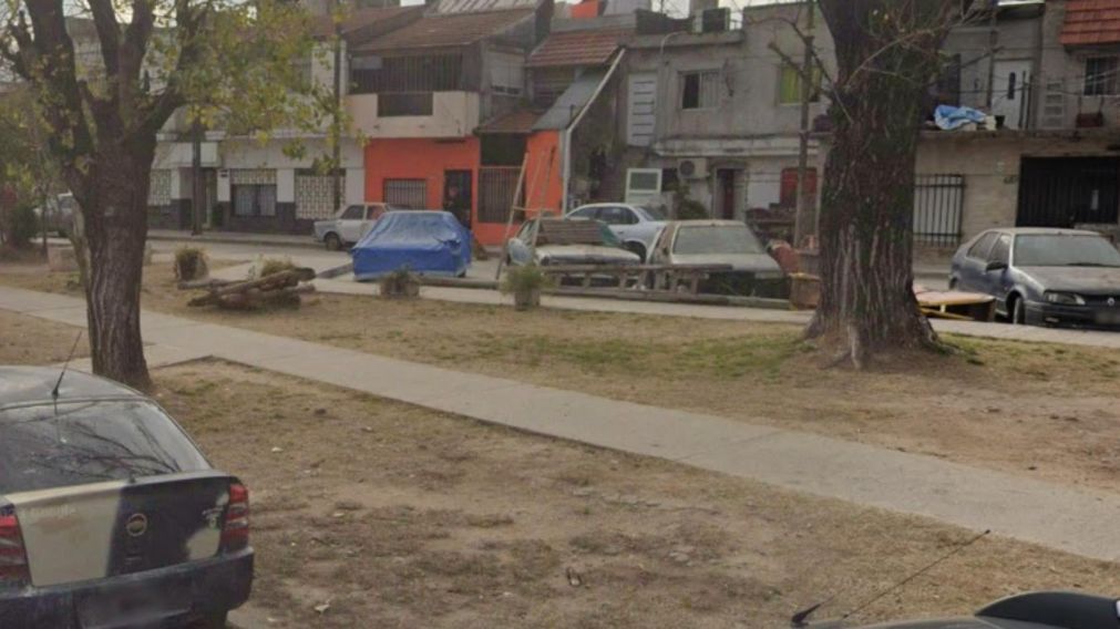 Acá, en este vecindario, apareció el cadáver de Lucas Fabrizio Odzemok.