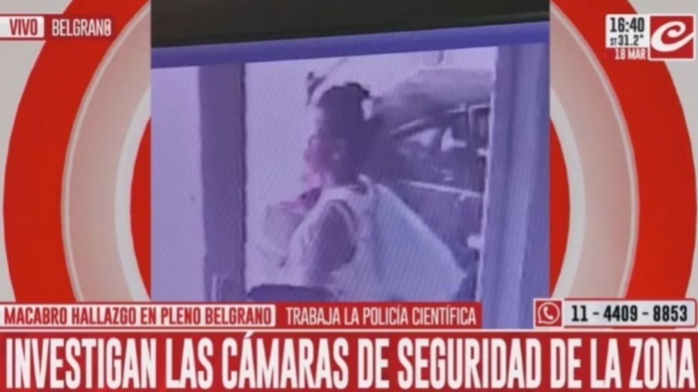 La mujer que habría arrojado el cadáver del bebé en la basura.