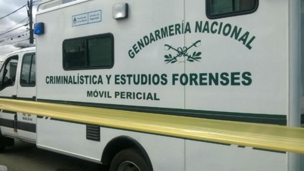 Los integrantes de la Gendarmería Nacional Argentina se ocuparon de efectuar los distintos peritajes.
