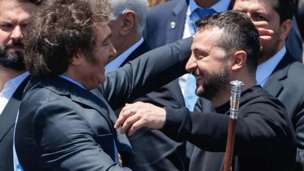 Javier Milei conversó con Volodomir Zelenski, su par de Ucrania