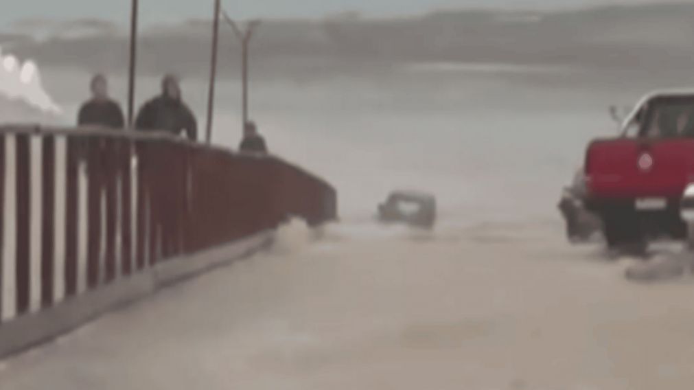 Fuerte temporal en Río Negro.