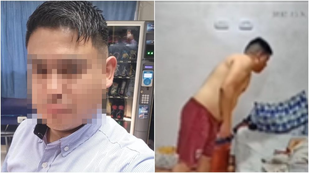 El sujeto denunciado quedó filmado y ahora está detenido.