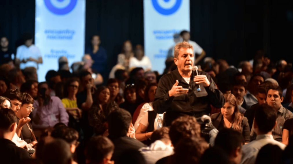 Sergio Massa habló en el congreso nacional del Frente Renovador.