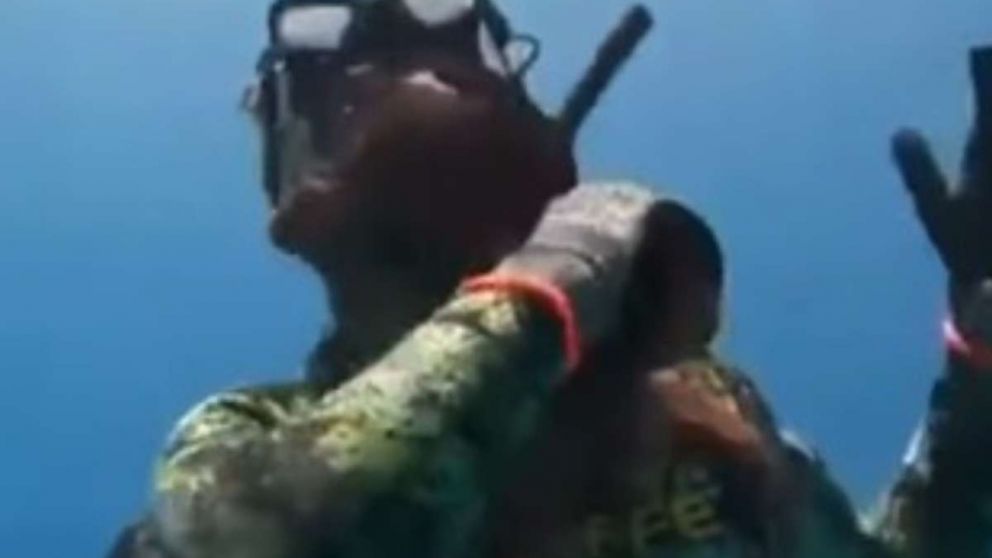 El ataque del pulpo duró varios minutos.