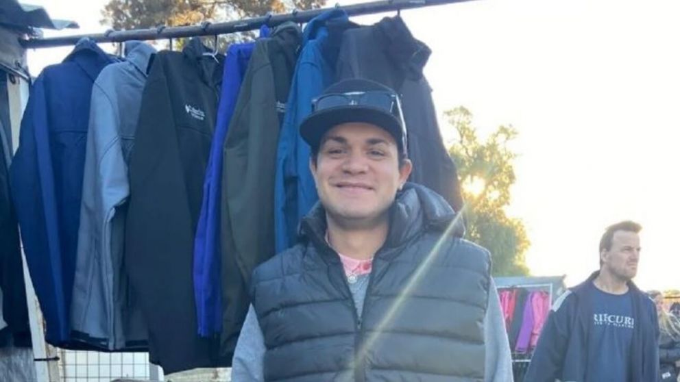 Joel Meza tiene 24 años y es uno de los desaparecidos en Bahía Blanca (Facebook).