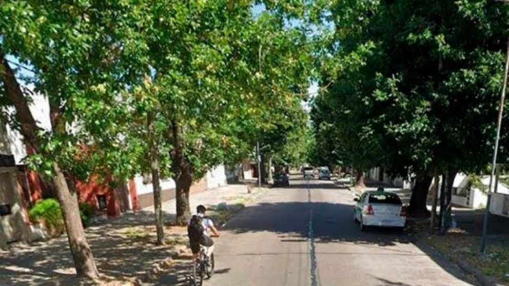 La zona donde la jubilada fue abordada.
