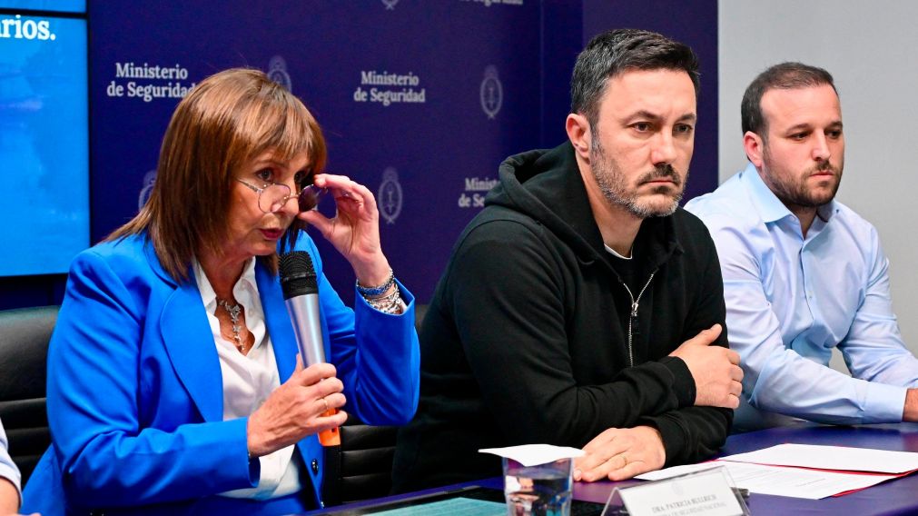 Patricia Bullrich y Luis Petri anunciaron medidas para los damnificados por el temporal (Foto NA).