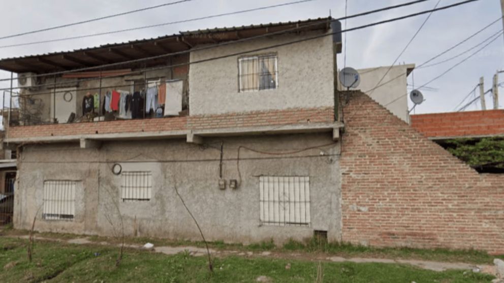 La casa donde la víctima fue atacada por su padre y sus hermanos.
