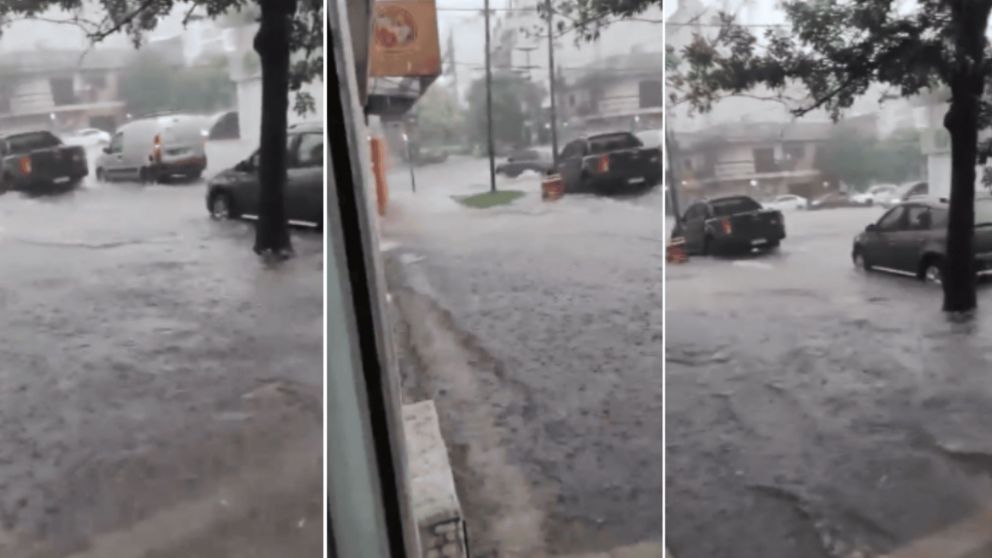 Impactantes lluvias en Córdoba.