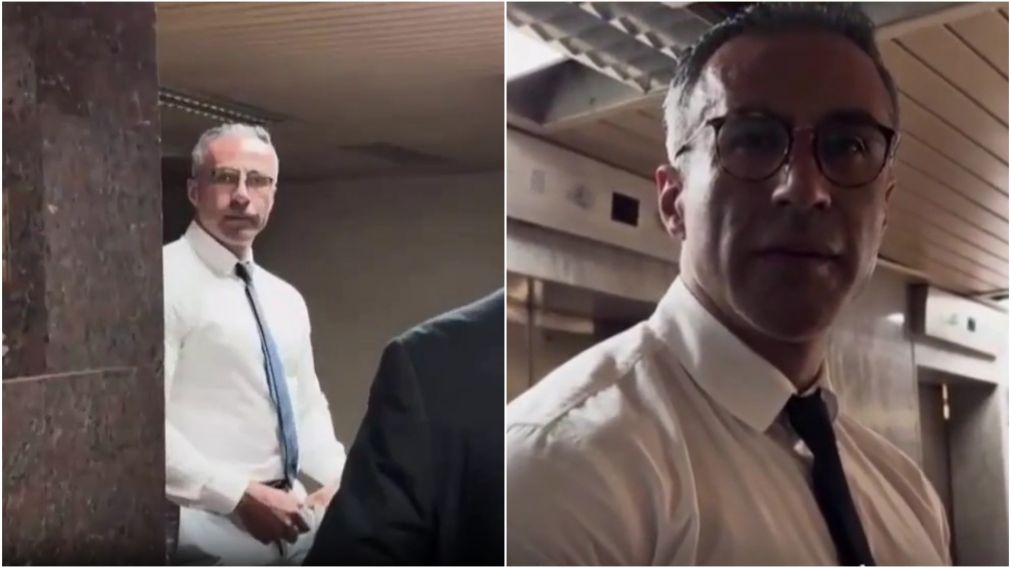 La víctima filmó la agresión del ex médico.