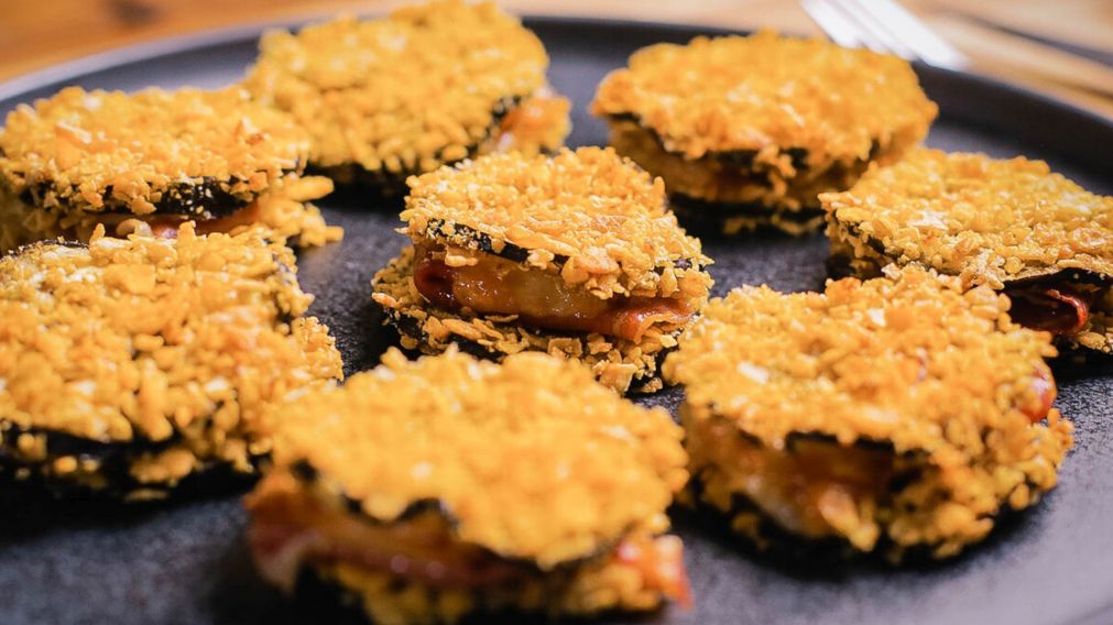 Receta de bocaditos de berenjena: riquísimos, rendidores y sencillos de preparar.