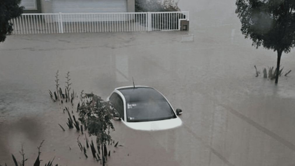 Las imágenes de Bahía Blanca son impactantes.