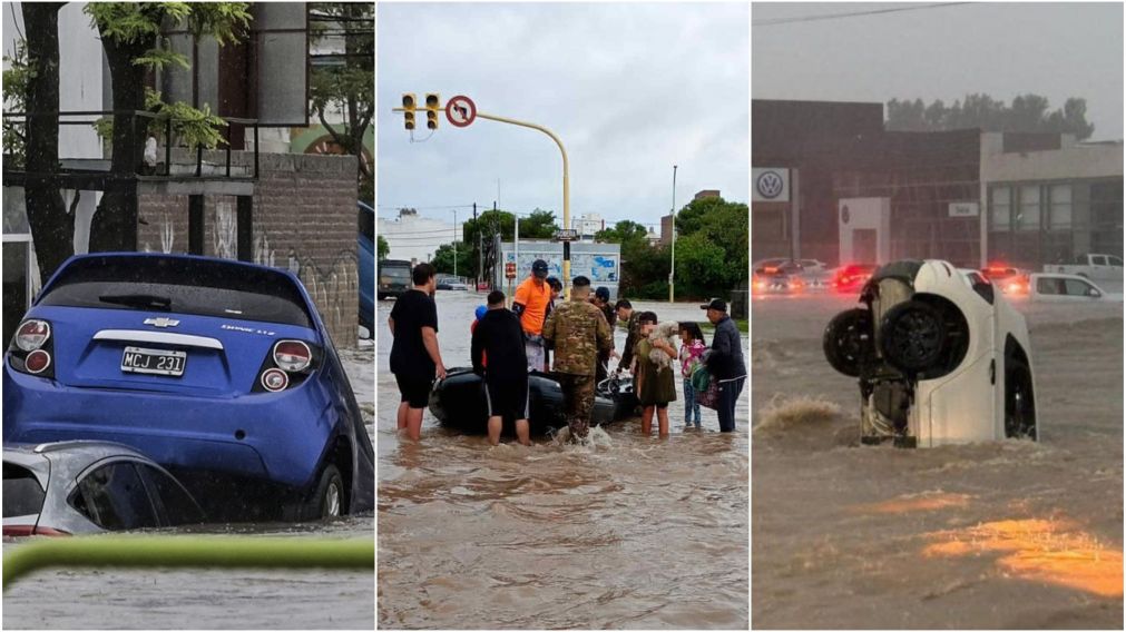 “Tragedia climática”: el temporal de Bahía Blanca dejó inundaciones, miles de evacuados y al menos 10 muertos