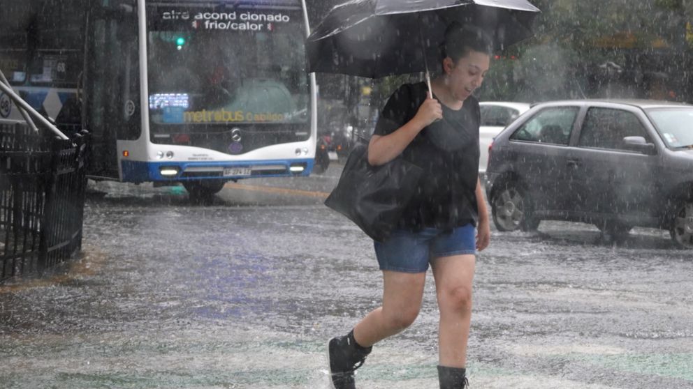 Tormenta de verano en el AMBA