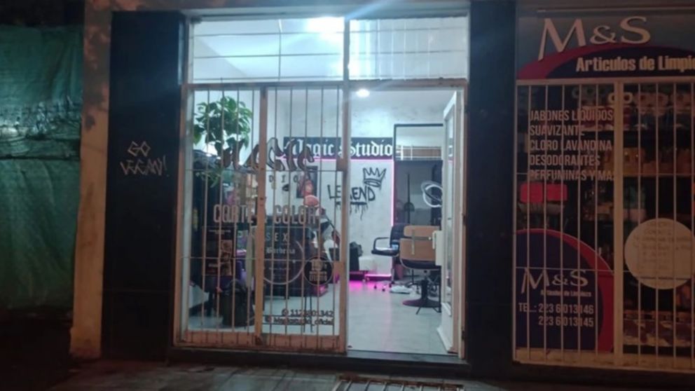 El local que iba a ser robado.