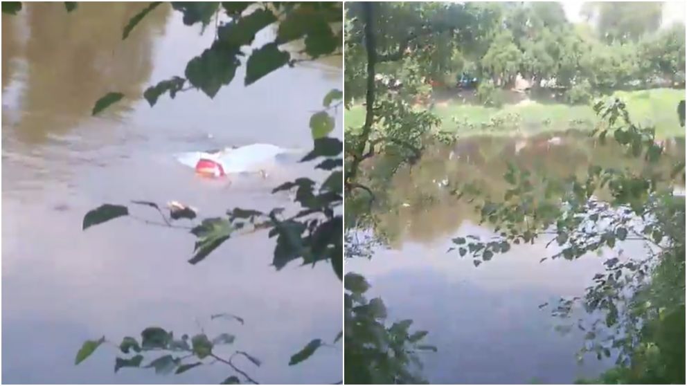 El herido fue trasladado en una ambulancia del SAME.