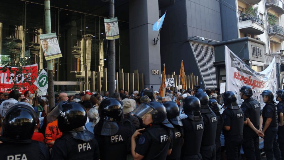 Marcha de jubilados.