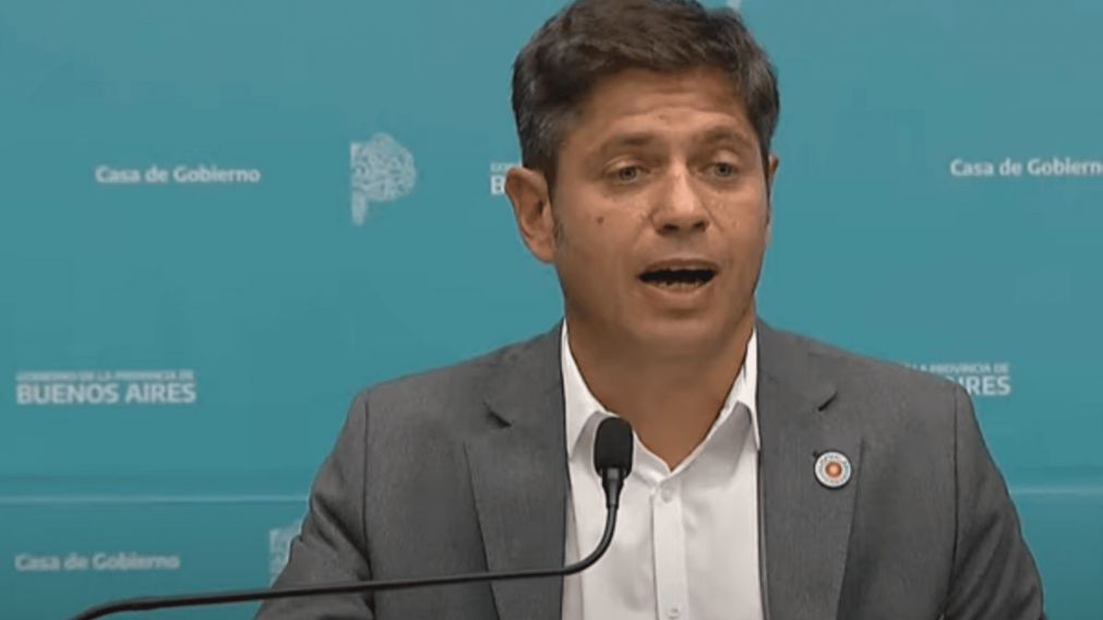 Axel Kicillof le responde a Javier Milei.