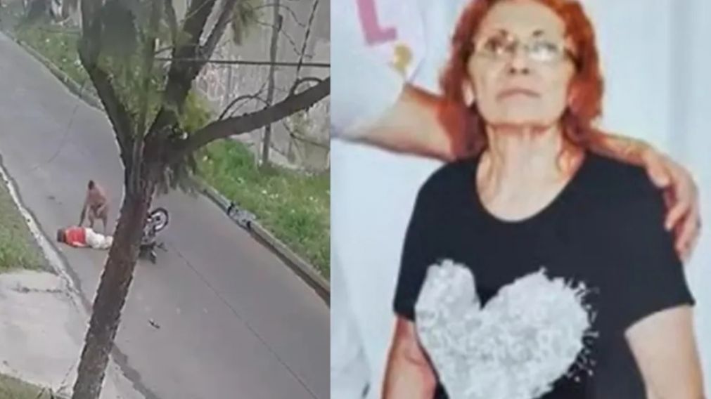 Mató a una jubilada con la moto y se fugó.