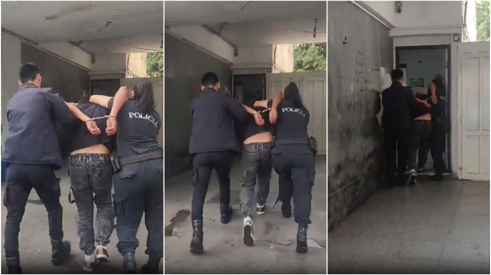 El violento quedó tras las rejas en la cárcel de Batán.