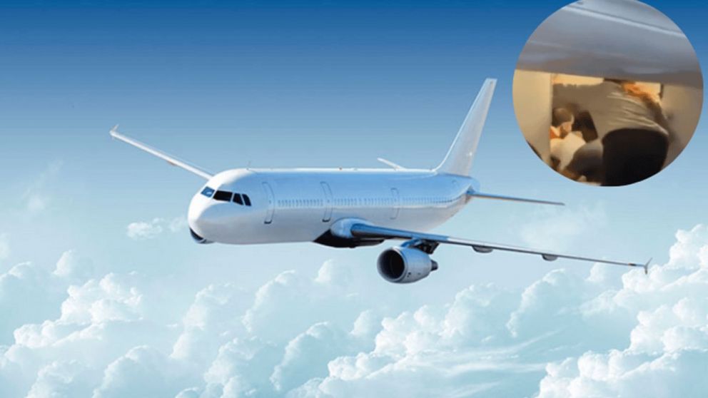 Terror en el aire: un pasajero enloqueció e intentó abrir la puerta del avión en pleno vuelo