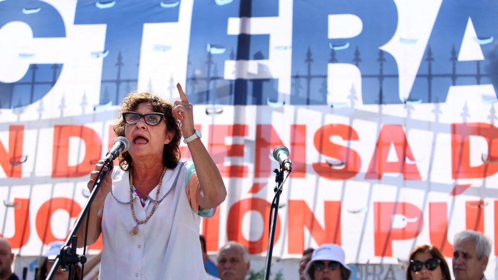 "El ajuste del gobierno de Milei sigue vigente", dijo la secretaria general de CTERA, Sonia Alesso.