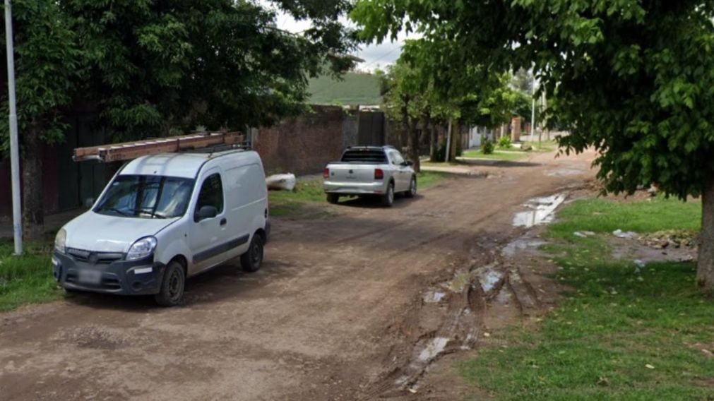 Acá, en este vecindario, fue hallado el cadáver del sujeto.